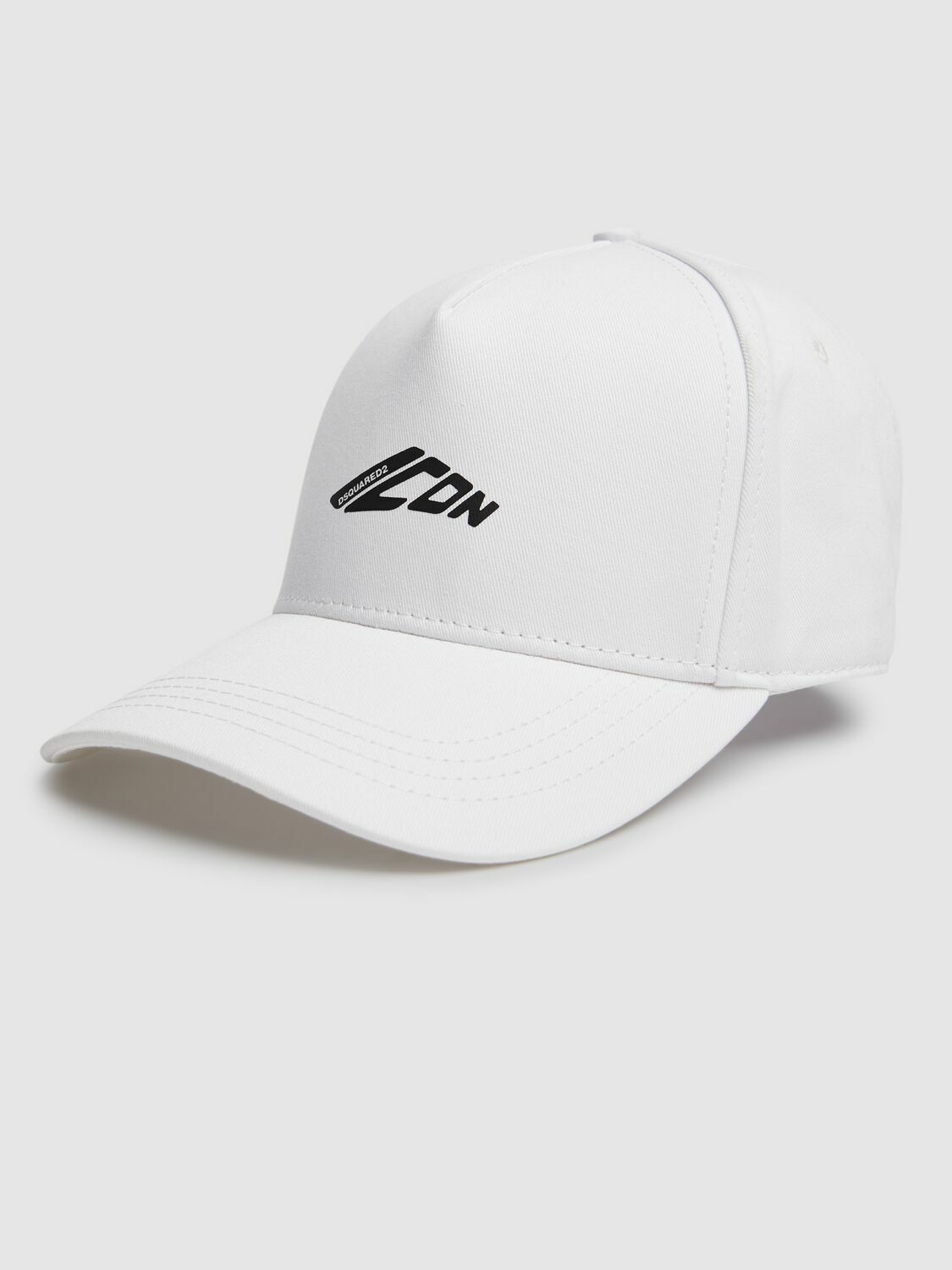 キャップ DSQUARED2  cotton hat with logo print DSQUARED2 BE ICON Spray Paint Baseball Cap Cap Basebalkappe