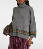 Etro Wool, cashmere, and cotton-blend sweater