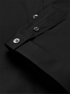 ALEXANDER MCQUEEN - Brad Pitt Slim-Fit Button-Down Collar Cotton-Blend Poplin Shirt - Black