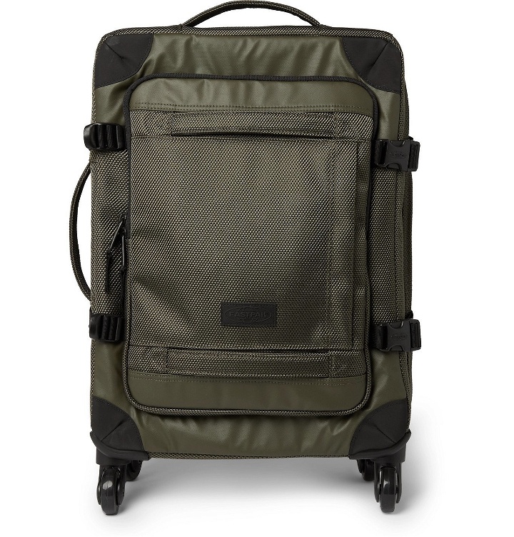 Photo: Eastpak - Trans4 CNNCT Canvas Carry-On Suitcase - Green
