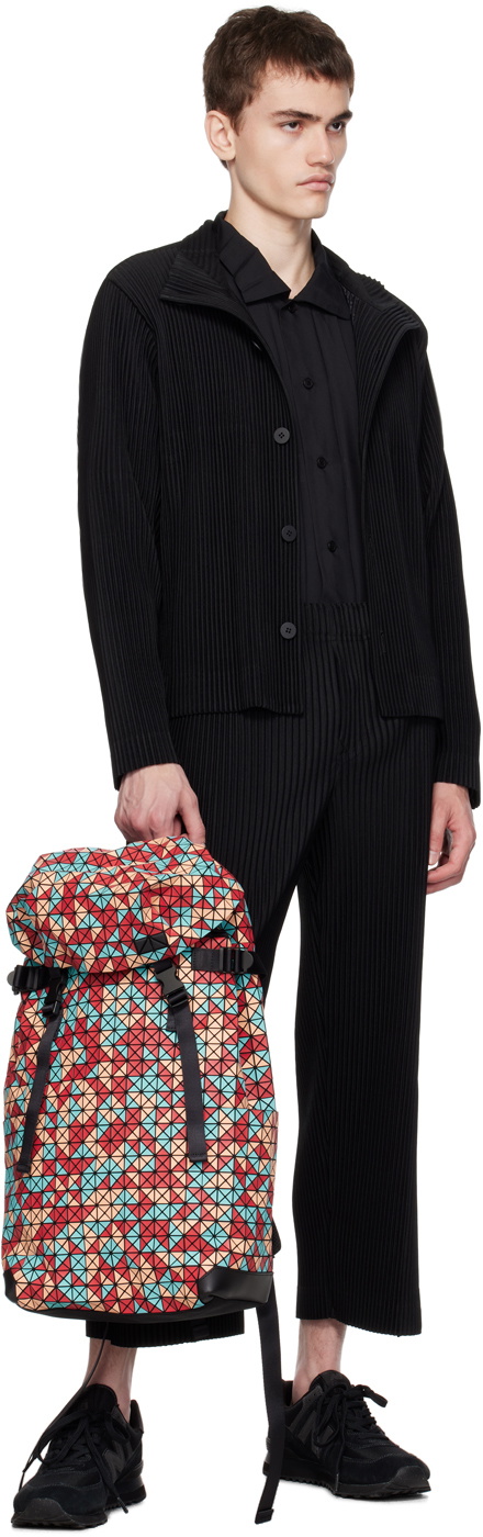 BAO BAO ISSEY MIYAKE Red Hiker Backpack Bao Bao Issey Miyake