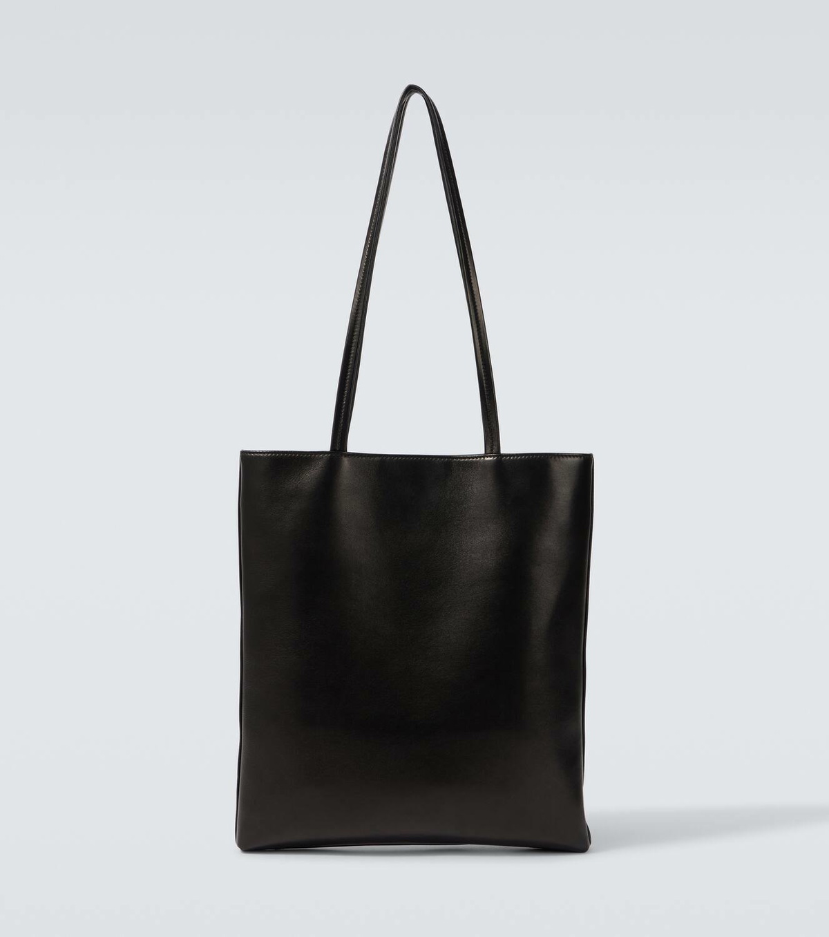The Row Flat leather tote bag
