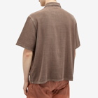 Our Legacy Men's Elder Short Sleeve Shirt in Brown