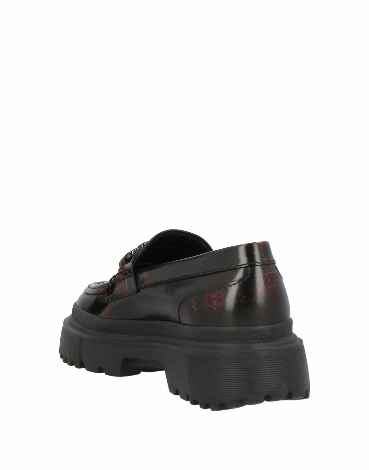 Hogan Womens Loafers Burgundy