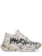 BALENCIAGA Runner Mesh And Nylon Graffiti Sneakers