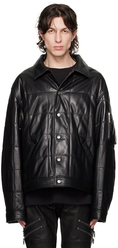 Photo: Stolen Girlfriends Club Black Homebody Leather Jacket