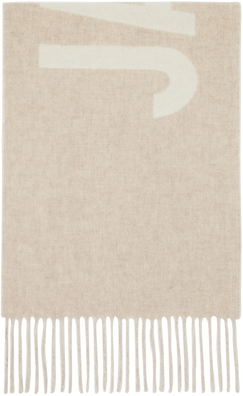 Jacquemus Beige Les Classiques 'L'echarpe Jacquemus' Scarf Jacquemus