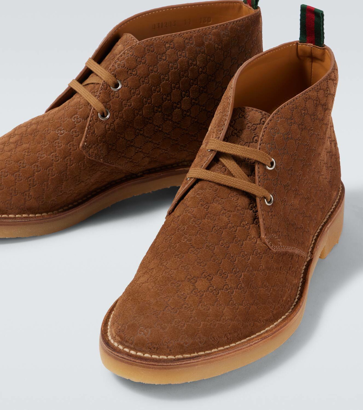 Gucci GG suede ankle boots