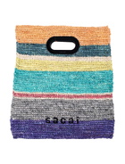 Sacai Raffia Tote Bag