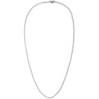 Goodfight Silver Bead Necklace