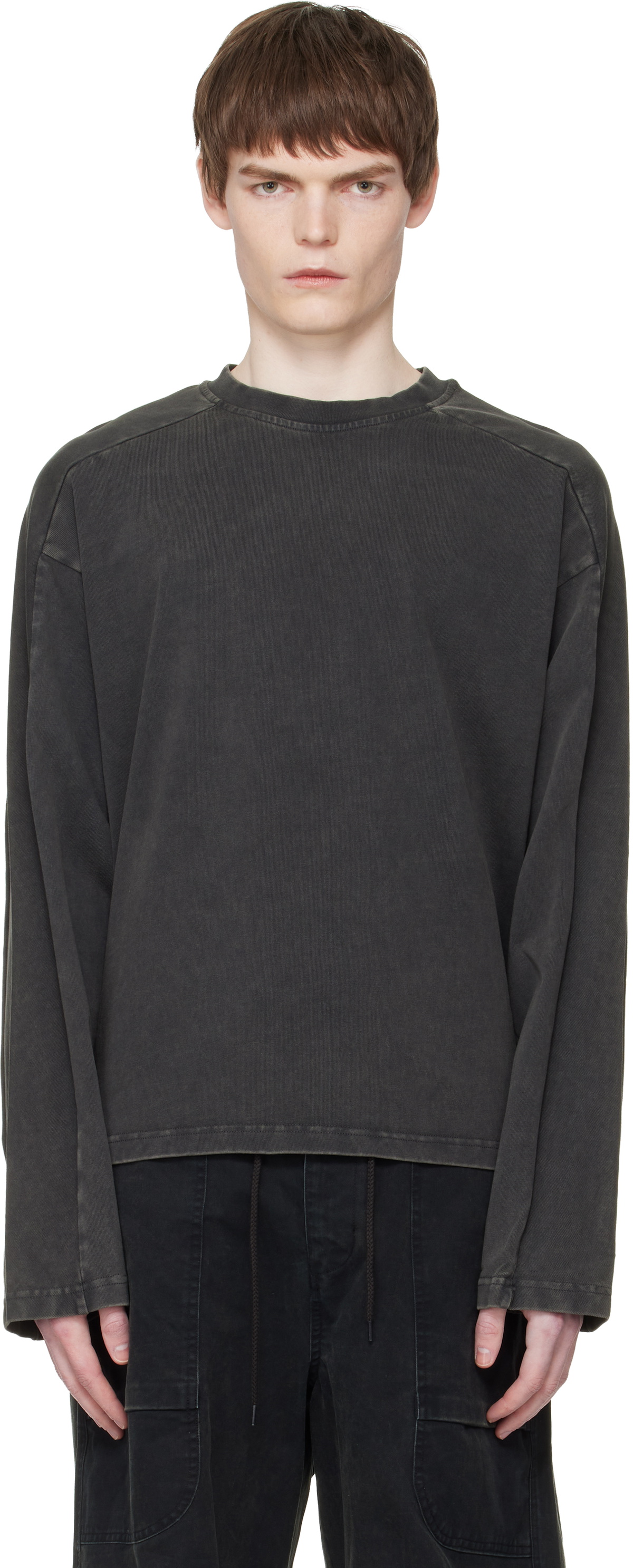 Entire Studios Black Heavy Long Sleeve T-shirt Entire Studios