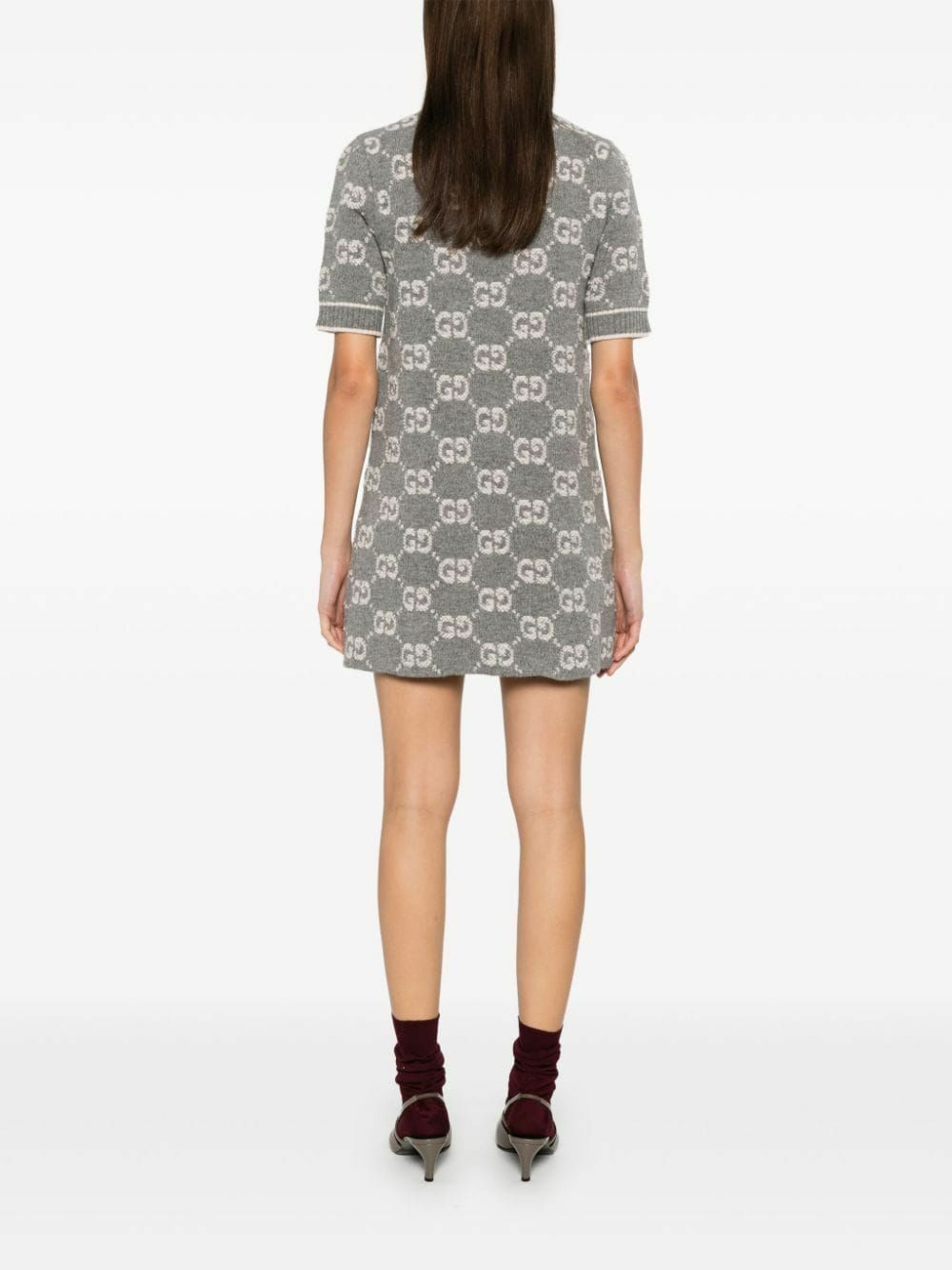 Gucci GG Wool Bouclé Jacquard Dress Gucci