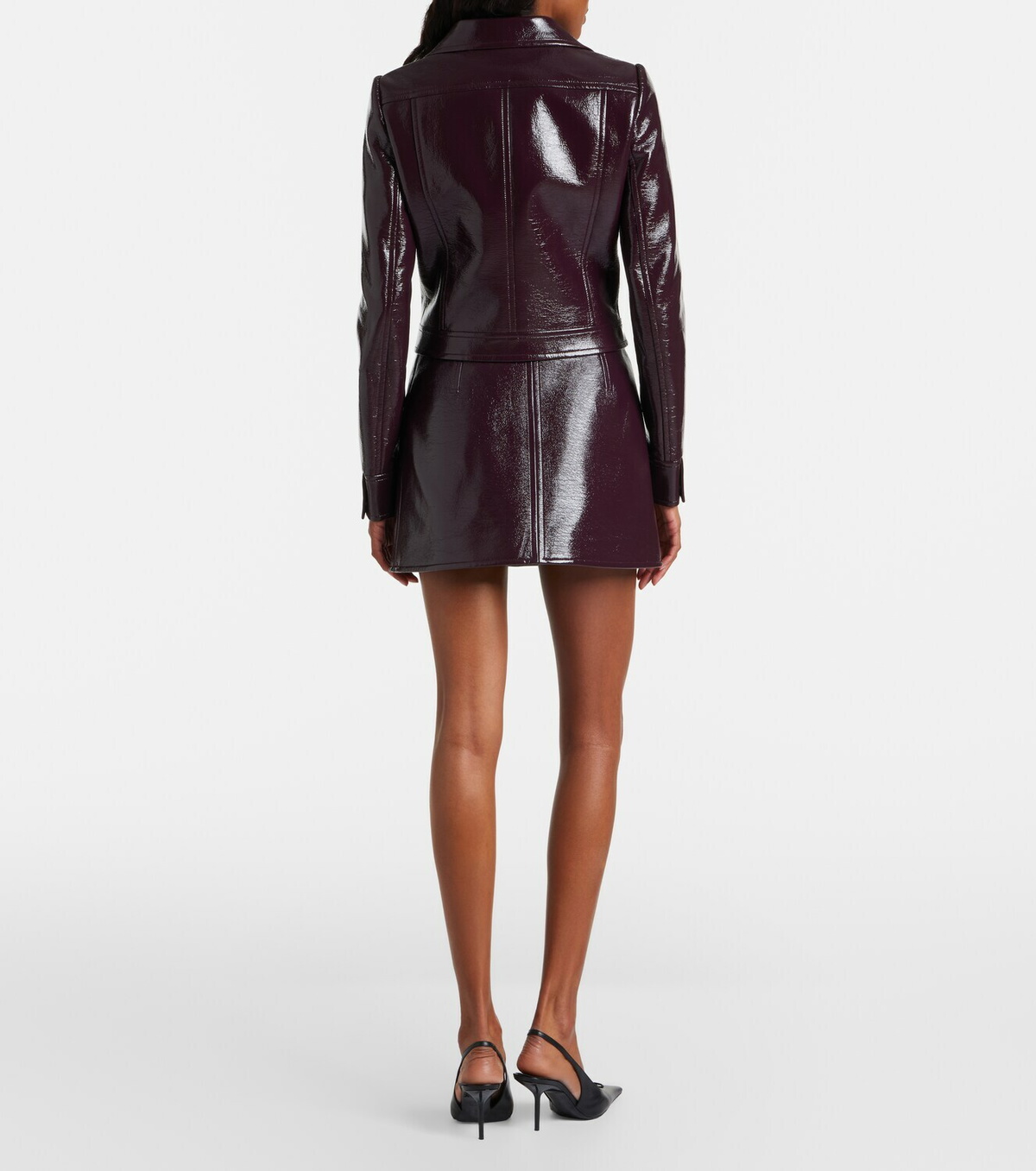 Courrèges Cotton-blend miniskirt