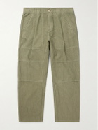 Folk - Assembly Straight-Leg Cotton-Blend Ripstop Trousers - Green