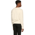 rag and bone Off-White Cashmere Haldon Contrast Sweater