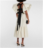 Roksanda Braided cotton poplin maxi dress