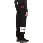 Givenchy Black and White Logo Jogging Lounge Pants