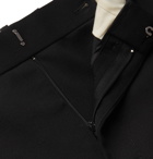 Alexander McQueen - Black Slim-Fit Wool Tuxedo Trousers - Black