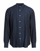 De Petrillo Mens Shirt Midnight in Blue