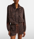 The Upside Ludlow Lucky leopard-print running shorts