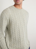 Loro Piana - Cedar Cable-Knit Cashmere Sweater - Green