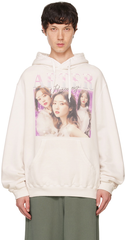 Photo: doublet White 'Before' After Idol Hoodie