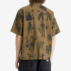 Heresy Men's Woodcut Shirt in Green