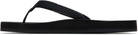 Maison Kitsuné Black Indosole Edition 'Easy Living' Flip-Flops