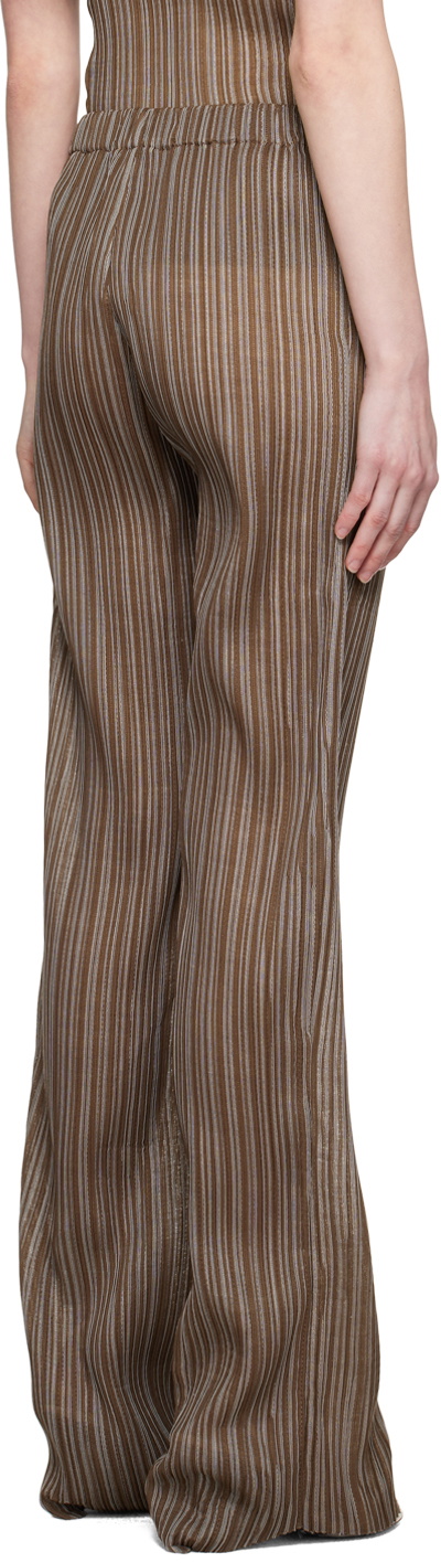 Ludovic de Saint Sernin Brown Mermaid Trousers