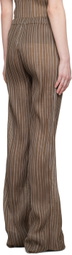 Ludovic de Saint Sernin Brown Mermaid Trousers