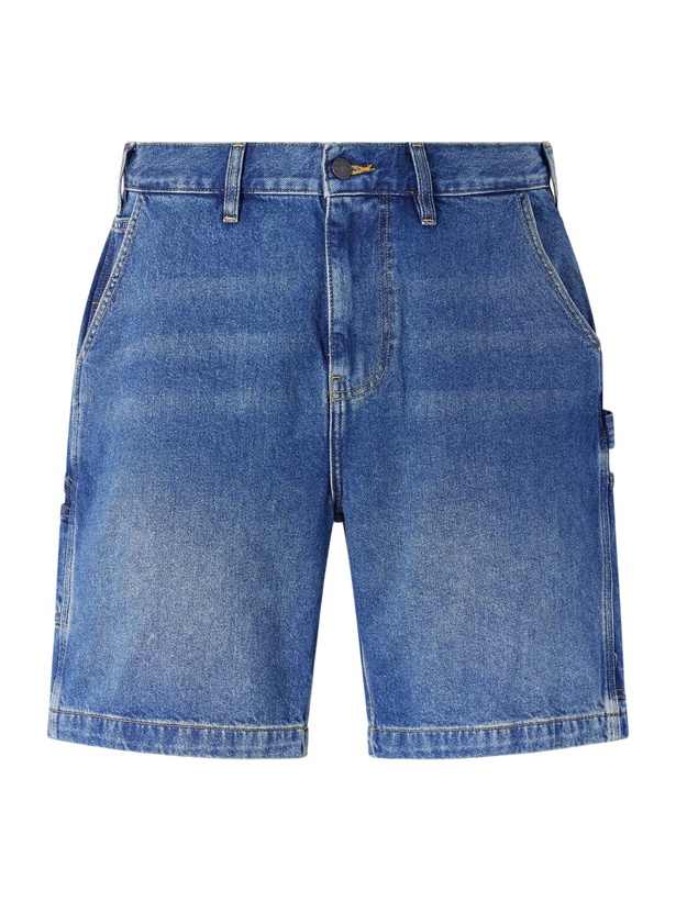 Photo: Corridor - Straight-Leg Denim Shorts - Blue