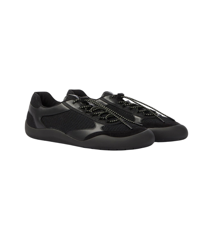Photo: Prada Speedrock leather-trimmed sneakers