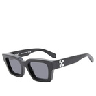 Off-White Sunglasses Men's Off-White Virgil Sunglasses in Black/Dark Grey 