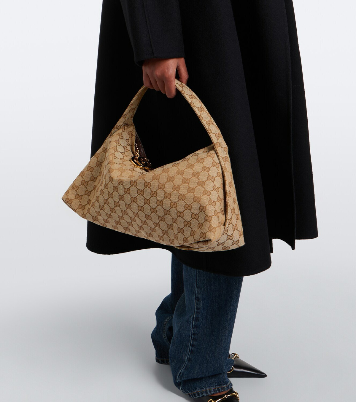 Gucci Gucci Infinity Large GG canvas shoulder bag