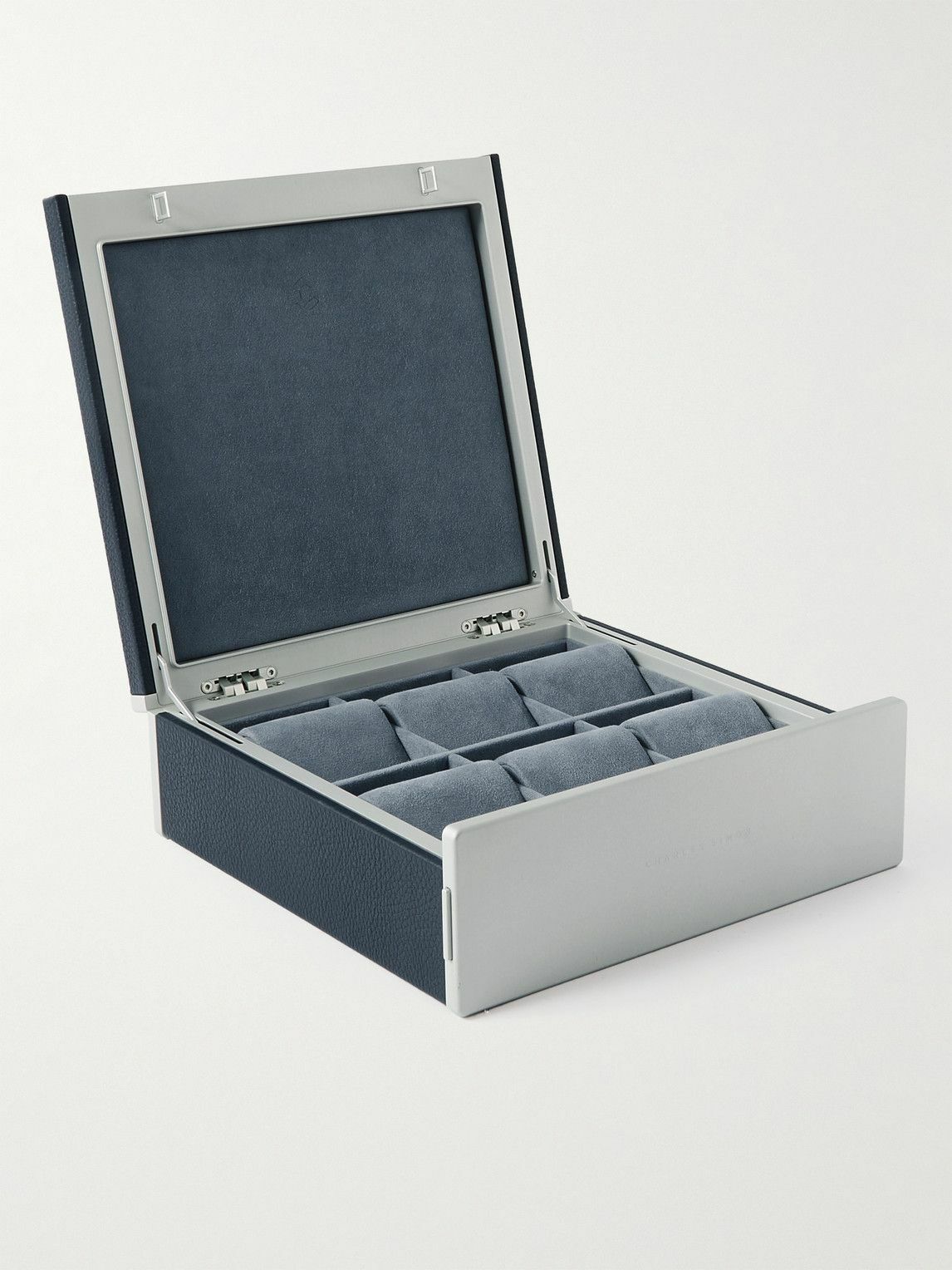 Charles Simon - Spence Full-Grain Leather Six-Piece Watch Case