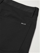 RLX Ralph Lauren - Slim-Fit Twill Golf Trousers - Black