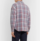 Remi Relief - Checked Cotton-Flannel Shirt - Blue
