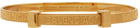 Balenciaga Gold Force Striped Bracelet