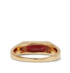 Maria Black - Harald Gold-Plated Garnet Ring - Gold