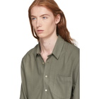 Our Legacy Green Drab Silk Noil Classic Shirt