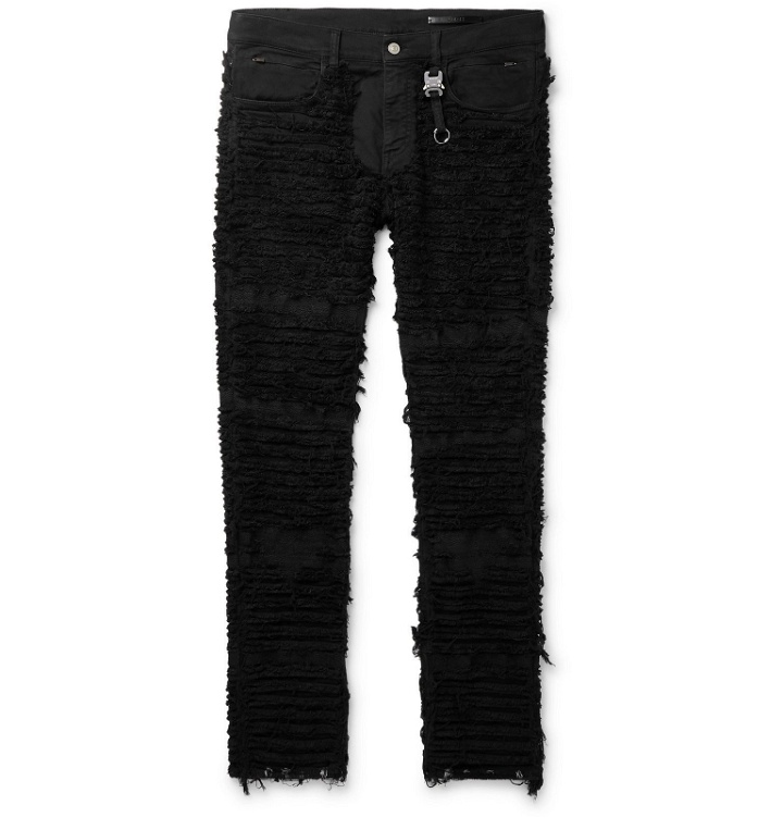 Photo: 1017 ALYX 9SM - Blackmeans Distressed Denim Jeans - Black