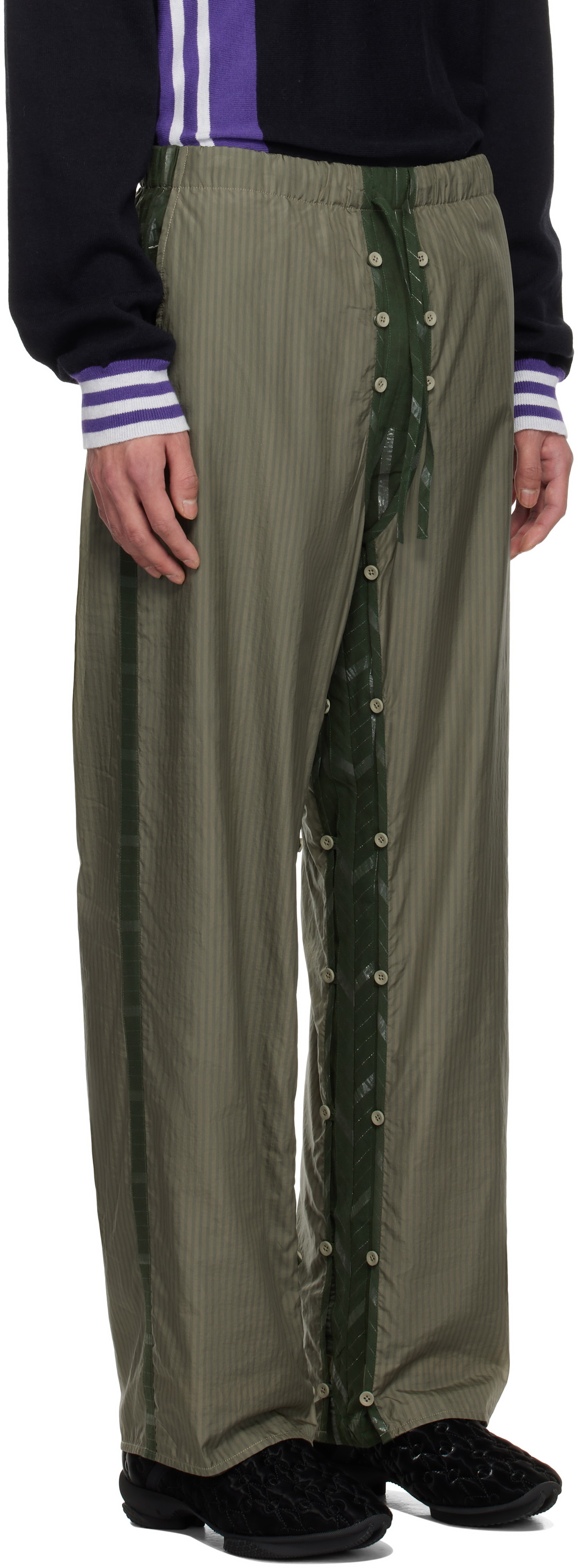 Craig Green Khaki Layered Shell Trousers