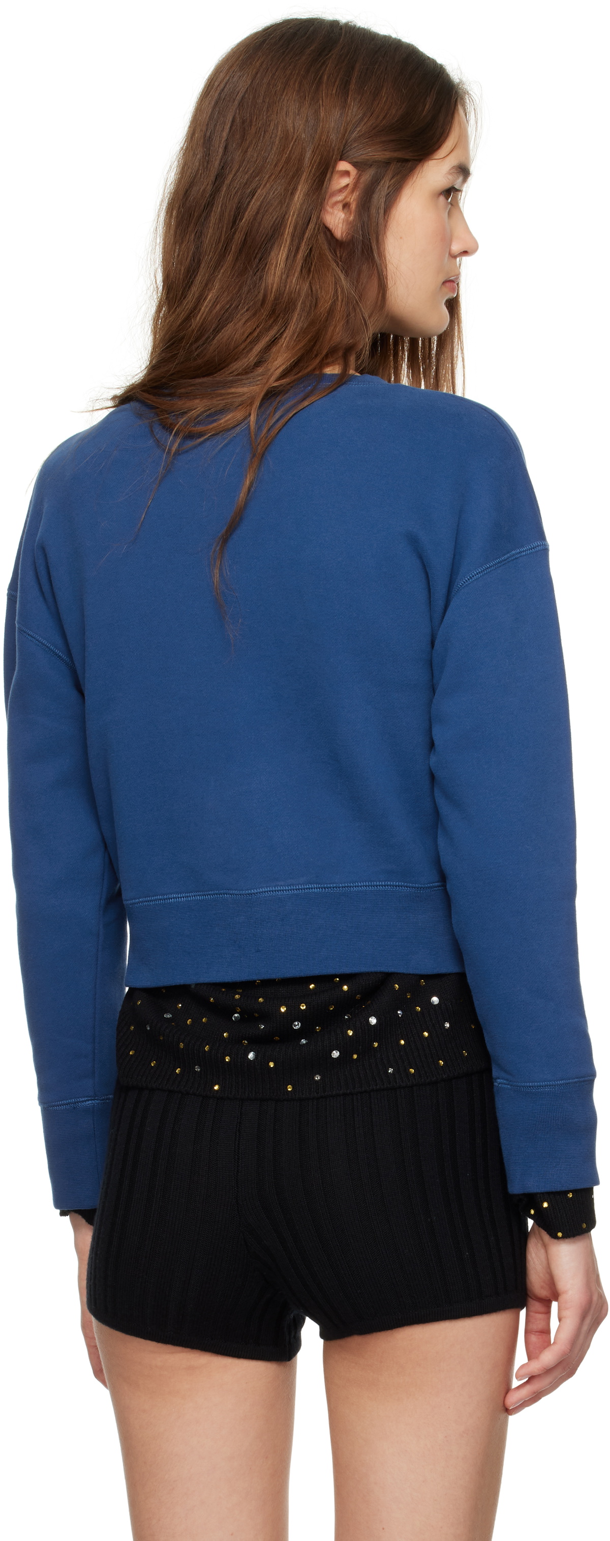 Bode Navy Hoop Sweatshirt