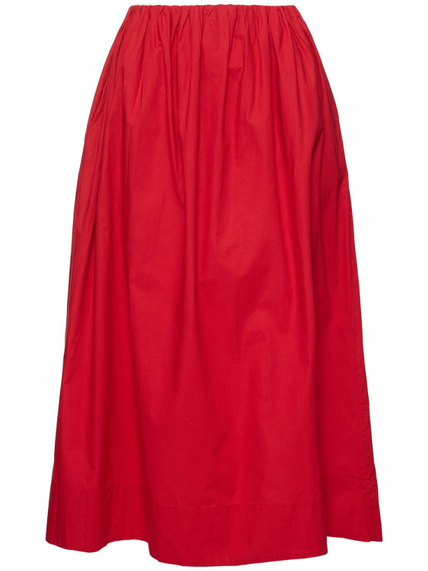 Photo: POSSE Sylvie Cotton Midi Skirt