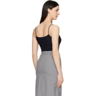 Jil Sander Black Jersey Tank Top
