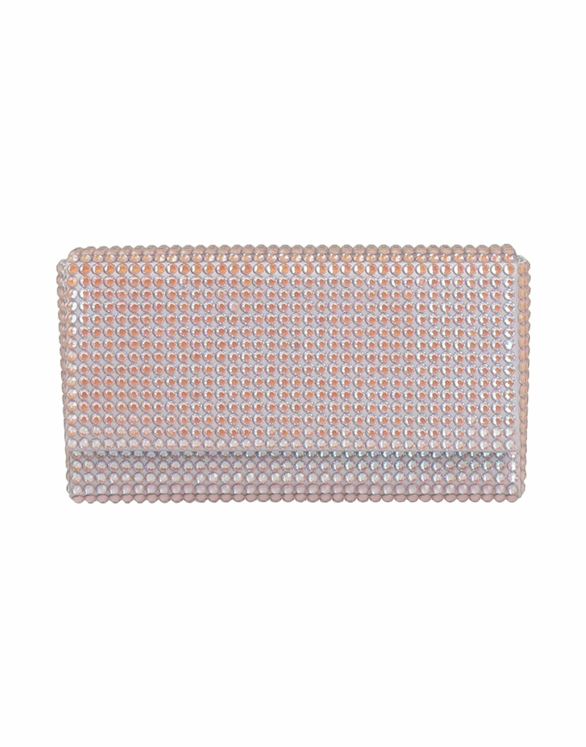 Amina Muaddi Womens Clutch Blush