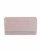Amina Muaddi Womens Clutch Blush