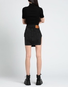 Heron Preston Womens Denim skirt in Black