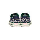 Gucci Navy GG 1977 Tennis Sneakers