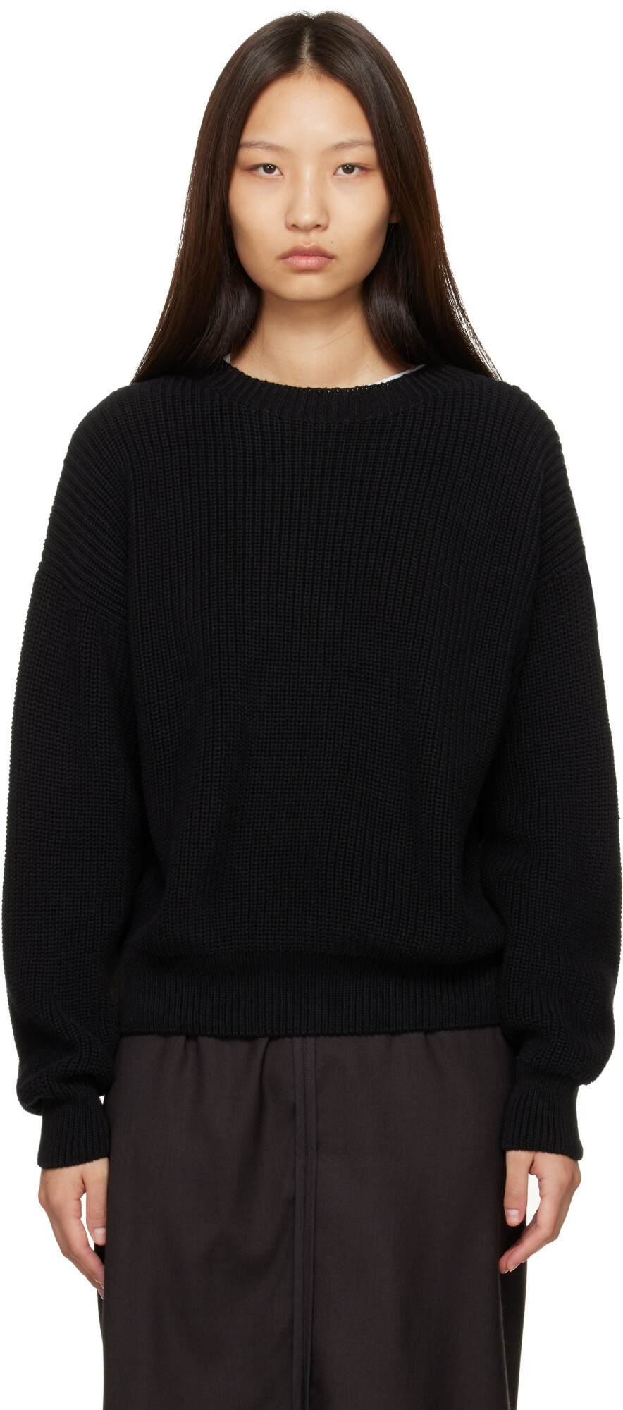 Baserange Black Mea Sweater